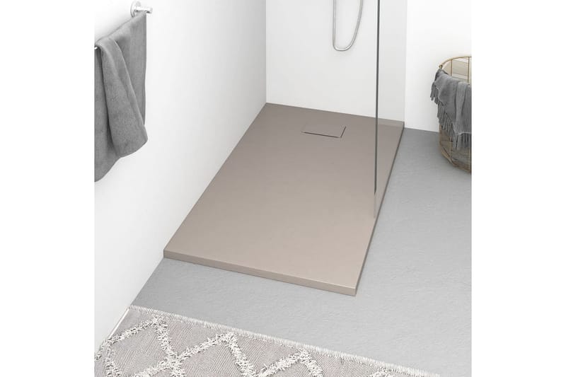 brusekar SMC 120x70 cm brun - Brun - Hus & renovering - Køkken & bad - Badeværelse - Brusearmatur & tilbehør