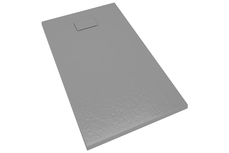 brusekar SMC 120x70 cm grå - Grå - Hus & renovering - Køkken & bad - Badeværelse - Brusearmatur & tilbehør
