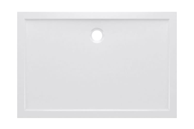 Gyttorp Brusekar 80x120 cm - Hvid - Øvrige badeværelsestilbehør - Brusekar