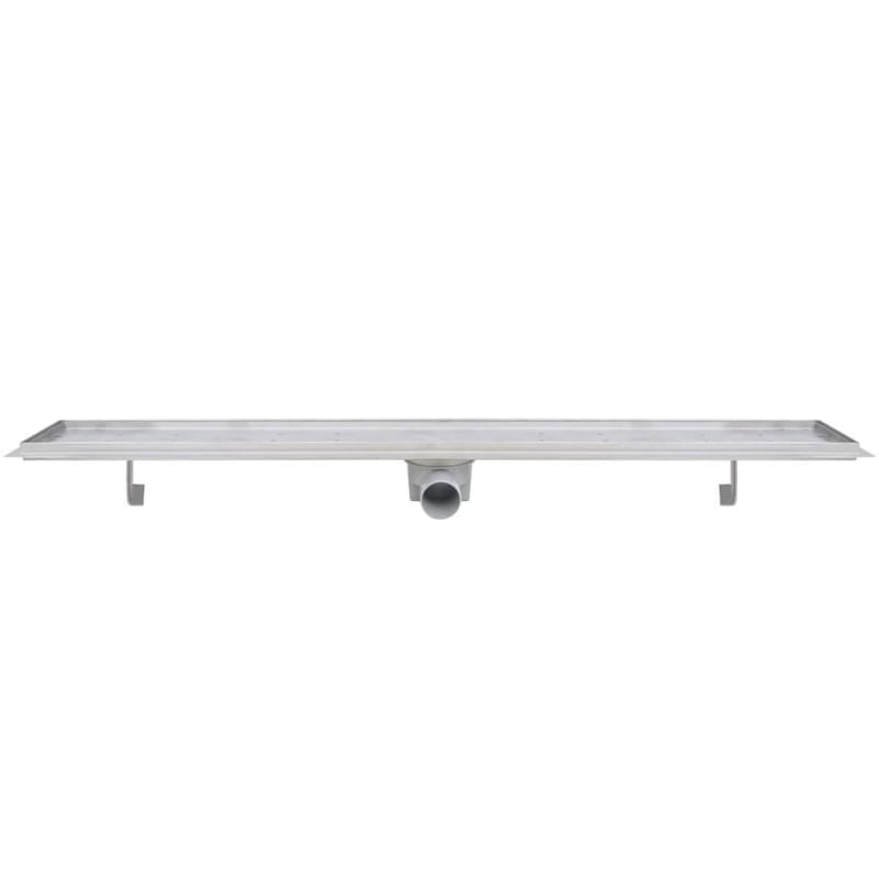 Lineære Bruseafløb 2 Stk. 1030 X 140 Mm Rustfrit Stål - Hus & renovering - Byggeri - Vand & afløb - Indendørsafløb