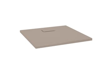 brusekar 80x80 cm SMC brun - Brun - Hus & renovering - Køkken & bad - Badeværelse - Brusearmatur & tilbehør