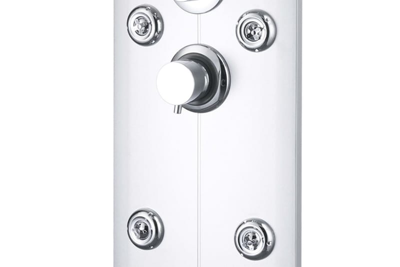 bruserpanel 25 x 43 x 120 cm sølvfarvet - Brusepanel - Øvrige badeværelsestilbehør