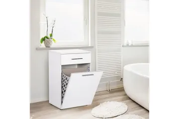 Byrå Vit högglans - Hus & renovering - Køkken & bad - Badeværelse - Badeværelsestilbehør