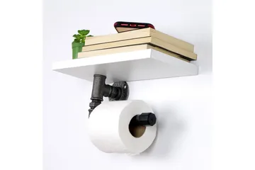 Chandina Toiletpapirholder 30x12 cm - Hvid - Hus & renovering - Køkken & bad - Badeværelse - Badeværelsestilbehør