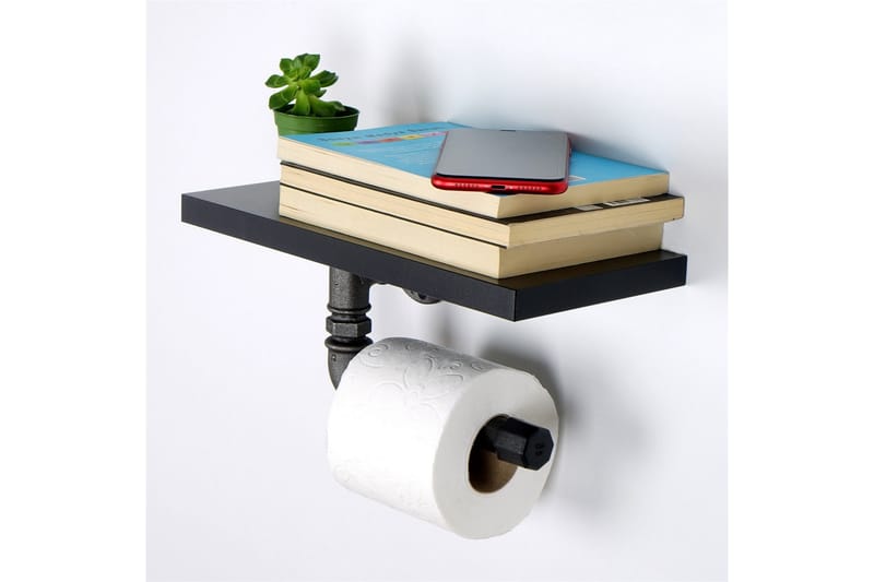 Chandina Toiletpapirholder 30x12 cm - Sort - Hus & renovering - Køkken & bad - Badeværelse - Badeværelsestilbehør