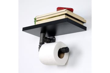 Chandina Toiletpapirholder 30x12 cm - Sort - Hus & renovering - Køkken & bad - Badeværelse - Badeværelsestilbehør