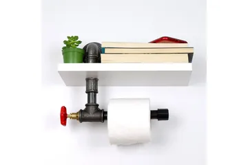 Chandina Toiletpapirholder 30x14 cm - Hvid - Hus & renovering - Køkken & bad - Badeværelse - Badeværelsestilbehør