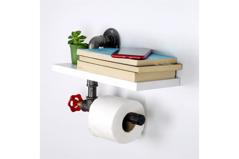 Chandina Toiletpapirholder 30x14 cm - Hvid - Hus & renovering - Køkken & bad - Badeværelse - Badeværelsestilbehør