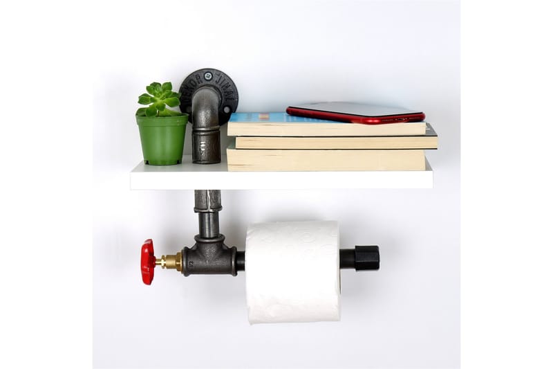 Chandina Toiletpapirholder 30x14 cm - Hvid - Hus & renovering - Køkken & bad - Badeværelse - Badeværelsestilbehør