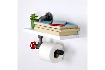 Chandina Toiletpapirholder 30x14 cm - Hvid - Hus & renovering - Køkken & bad - Badeværelse - Badeværelsestilbehør