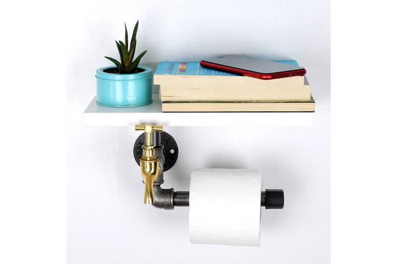 Chandina Toiletpapirholder 30x17 cm - Hvid - Hus & renovering - Køkken & bad - Badeværelse - Badeværelsestilbehør
