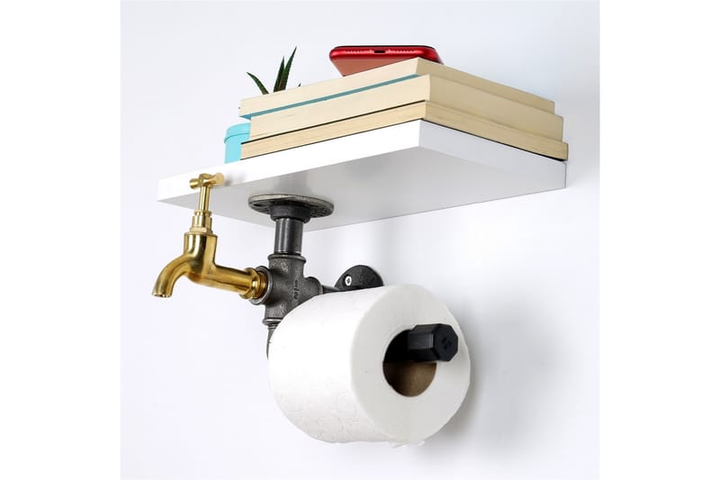 Chandina Toiletpapirholder 30x17 cm - Hvid - Hus & renovering - Køkken & bad - Badeværelse - Badeværelsestilbehør
