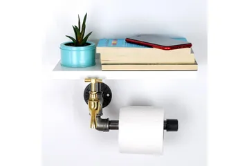 Chandina Toiletpapirholder 30x17 cm - Hvid - Hus & renovering - Køkken & bad - Badeværelse - Badeværelsestilbehør