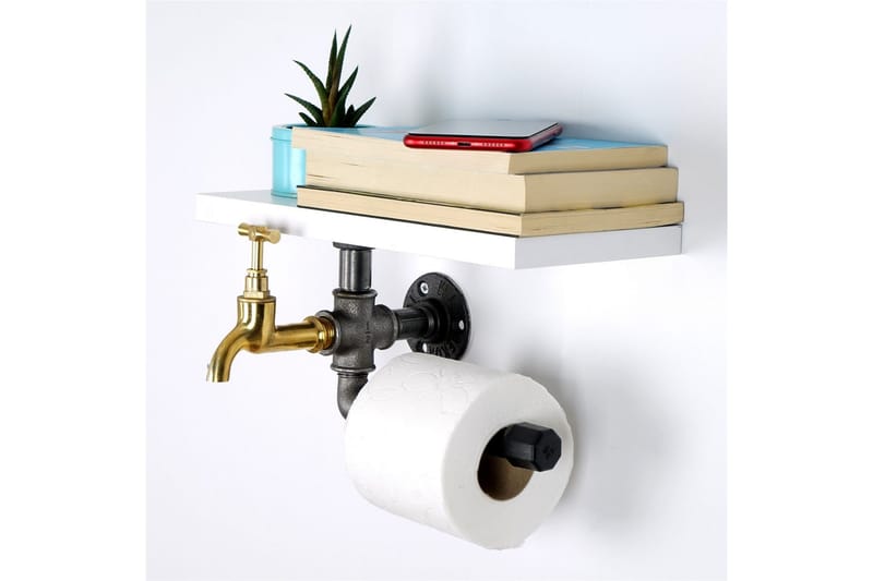 Chandina Toiletpapirholder 30x17 cm - Hvid - Hus & renovering - Køkken & bad - Badeværelse - Badeværelsestilbehør