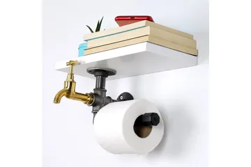 Chandina Toiletpapirholder 30x17 cm - Hvid - Hus & renovering - Køkken & bad - Badeværelse - Badeværelsestilbehør