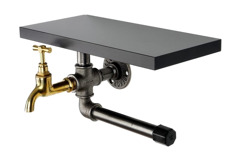 Chandina Toiletpapirholder 30x17 cm, Sort