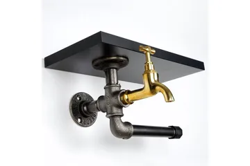 Chandina Toiletpapirholder 30x17 cm - Sort - Hus & renovering - Køkken & bad - Badeværelse - Badeværelsestilbehør