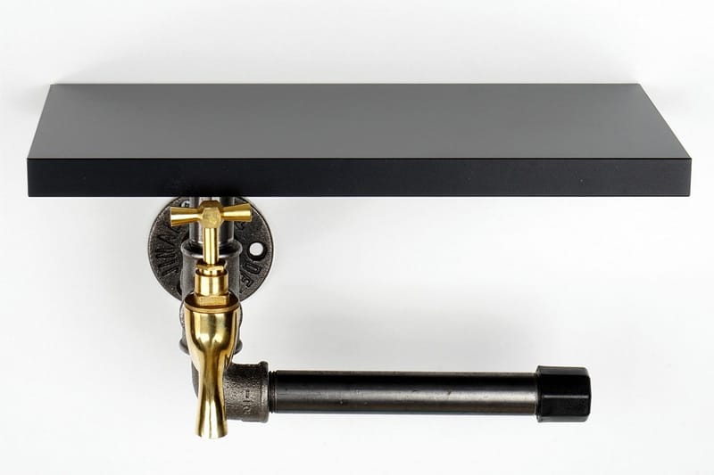 Chandina Toiletpapirholder 30x17 cm - Sort - Hus & renovering - Køkken & bad - Badeværelse - Badeværelsestilbehør