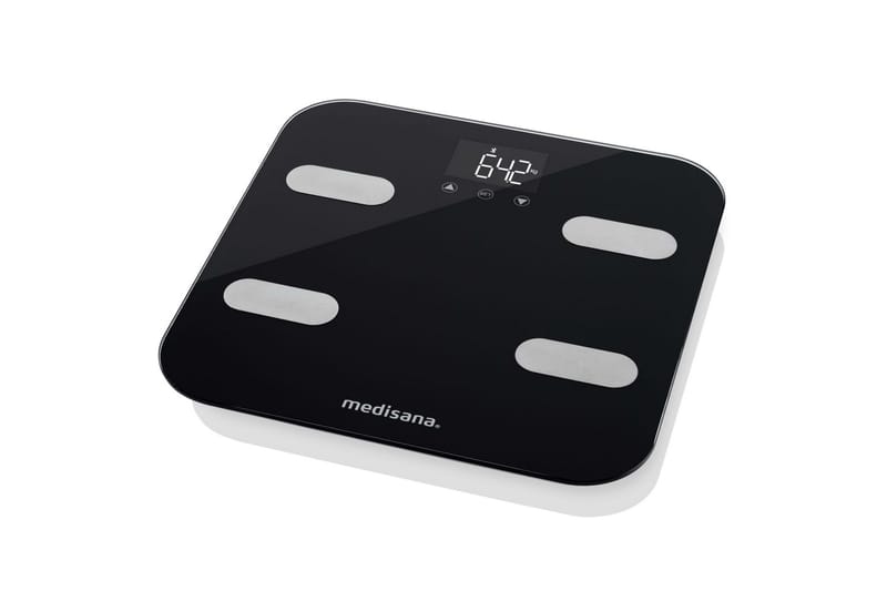 Medisana kropsanalysevægt BS 602 Connect Wi-Fi & Bluetooth - Sort - Badevægt - Badeværelsestilbehør