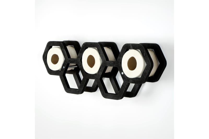 Nanad Toiletpapirholder, Sort