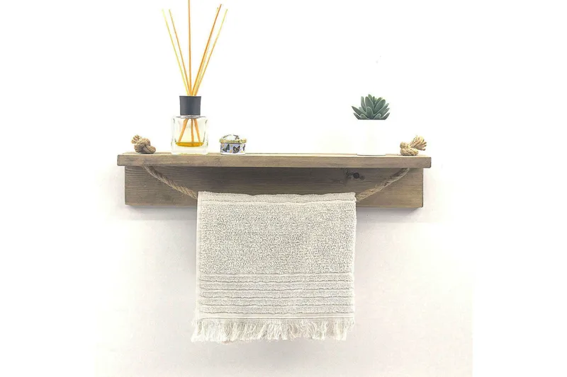 Raianna Toiletpapirsholder 50 cm - Valnød - Hus & renovering - Køkken & bad - Badeværelse - Badeværelsestilbehør