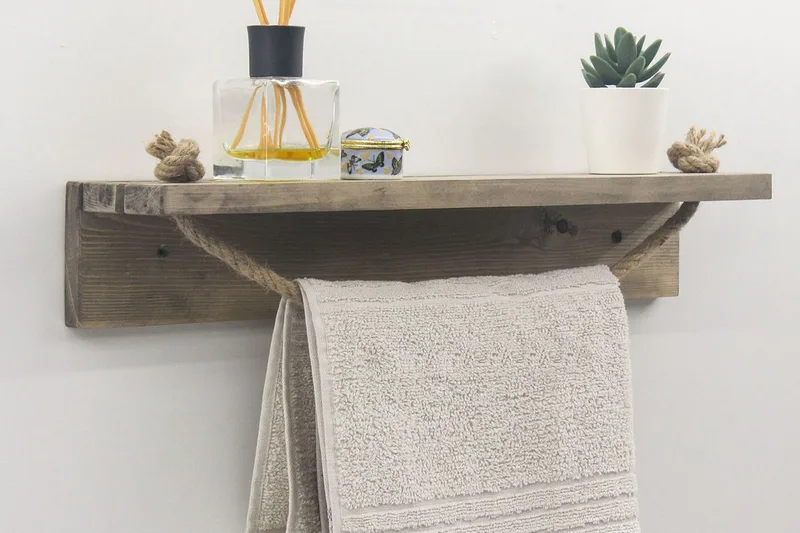 Raianna Toiletpapirsholder 50 cm - Valnød - Hus & renovering - Køkken & bad - Badeværelse - Badeværelsestilbehør