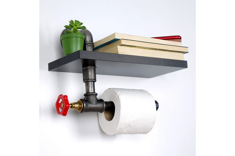 Chandina Toiletpapirholder 30x14 cm - Sort - Hus & renovering - Køkken & bad - Badeværelse - Badeværelsestilbehør