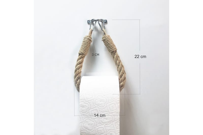 Evila toiletpapirholder reb - Sort - Hus & renovering - Køkken & bad - Badeværelse - Badeværelsestilbehør