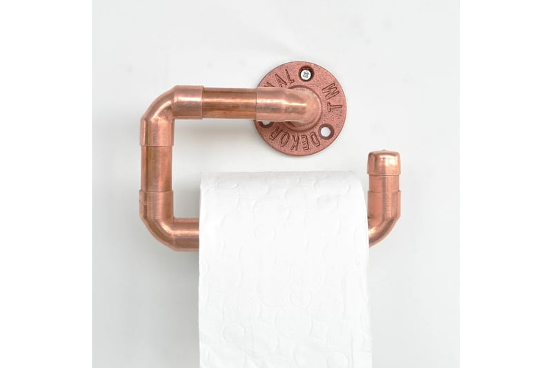 Pipe Hook Rose Gold - Badeværelsestilbehør - Toiletrulleholder