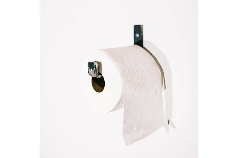 Rørkrog Sort - Hus & renovering - Køkken & bad - Badeværelse - Badeværelsestilbehør - Toiletrulleholder