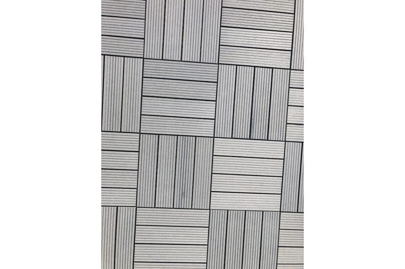Træflise plader 30×30 cm (4 pak - 0,36 m²) - Træflisegulv badeværelse - Træflise balkon - Udendørsgulv & træflisegulv