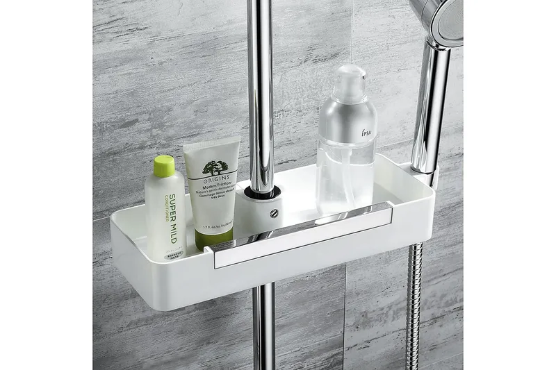 Tvålkorg Bathlife Vit - Hus & renovering - Køkken & bad - Badeværelse - Badeværelsestilbehør - Sæbedispenser & sæbeskål
