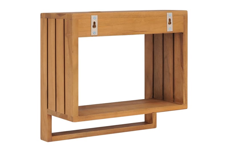Vægmonteret Håndklædeholder 35x20x35 cm Massivt Teaktræ - Hus & renovering - Køkken & bad - Badeværelse - Badeværelsestilbehør