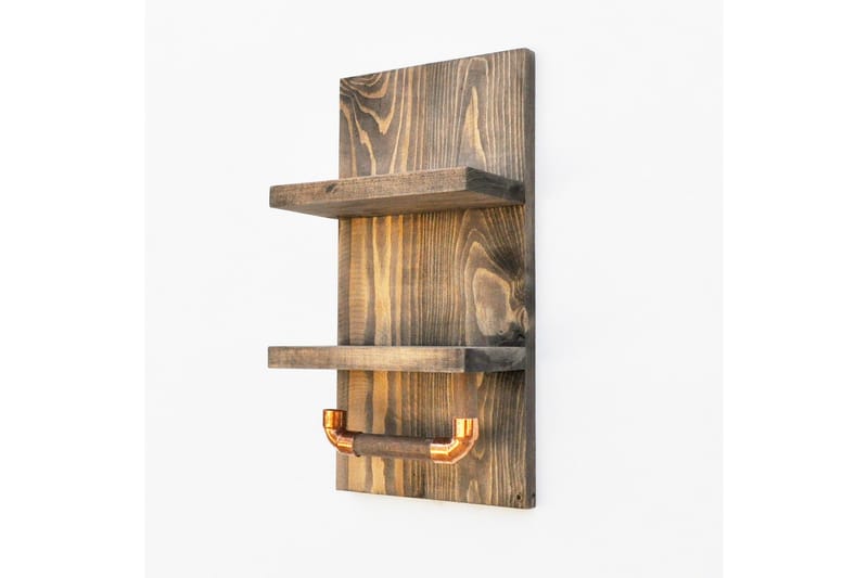 Vægreol Valnød - Hus & renovering - Køkken & bad - Badeværelse - Badeværelsestilbehør