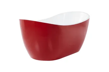Badkar Beliani Antigua Röd/vit/silver, 75x150x72 cm Red||White||Silver - Hus & renovering - Køkken & bad - Badeværelse - Badekar