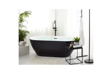 Badkar Beliani Carrera Svart/Silver, 75x150x58 cm Black||Silver - Hus & renovering - Køkken & bad - Badeværelse - Badekar