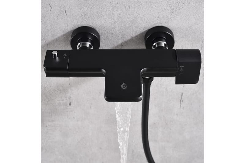 Bathlife Stimma Tapp Badkarsblandare - Sort - Hus & renovering - Køkken & bad - Badeværelse - Blandingsbatterier & vandhaner - Badekars blandingsbatteri
