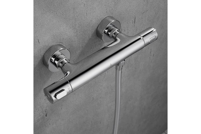 Brusearmatur Brusa Sølv - Krom - Hus & renovering - Køkken & bad - Badeværelse - Blandingsbatterier & vandhaner - Brusebatteri
