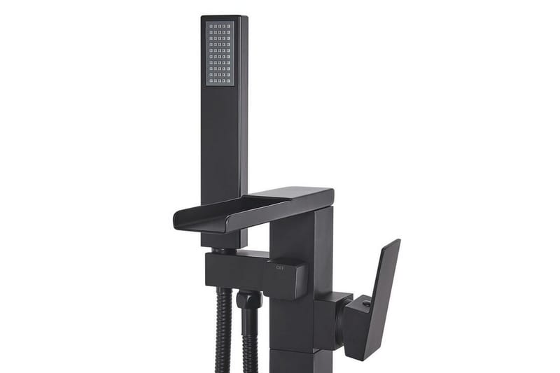 Boyoma Badekarsarmatur Fritstående - Sort - Hus & renovering - Køkken & bad - Badeværelse - Blandingsbatterier & vandhaner - Gulvarmatur