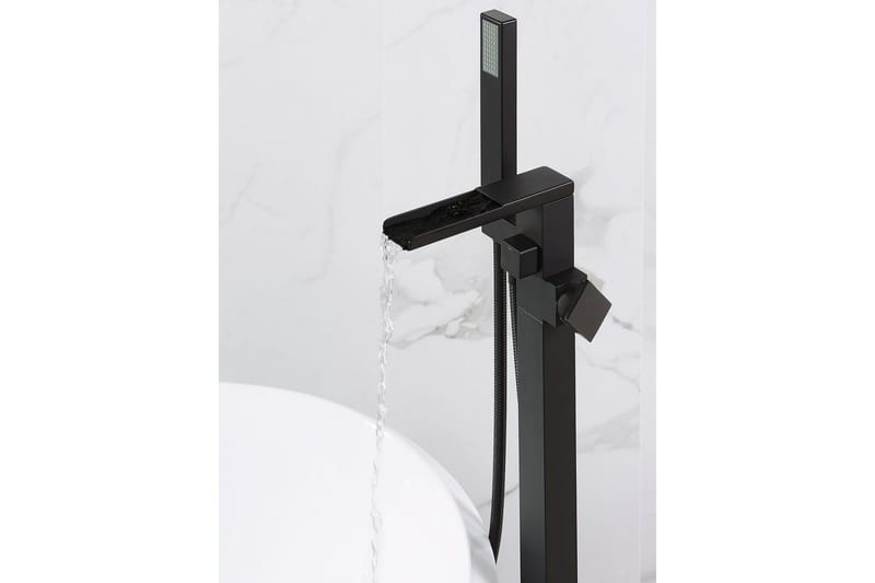 Boyoma Badekarsarmatur Fritstående - Sort - Hus & renovering - Køkken & bad - Badeværelse - Blandingsbatterier & vandhaner - Gulvarmatur