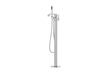 Niagara badekar mixer 22,5 cm - Sølv - Hus & renovering - Køkken & bad - Badeværelse - Blandingsbatterier & vandhaner - Gulvarmatur