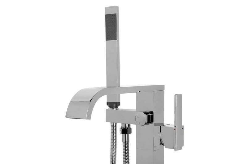 Niagara badekar mixer 22,5 cm - Sølv - Hus & renovering - Køkken & bad - Badeværelse - Blandingsbatterier & vandhaner - Gulvarmatur