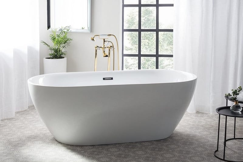 Spak Badekareblander 27 cm - Guld - Hus & renovering - Køkken & bad - Badeværelse - Blandingsbatterier & vandhaner - Gulvarmatur