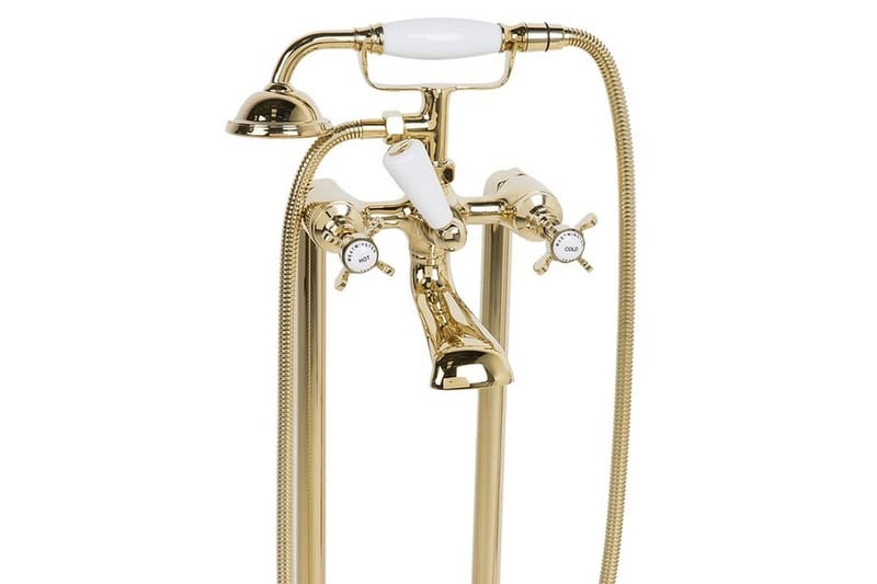Spak Badekareblander 27 cm - Guld - Hus & renovering - Køkken & bad - Badeværelse - Blandingsbatterier & vandhaner - Gulvarmatur