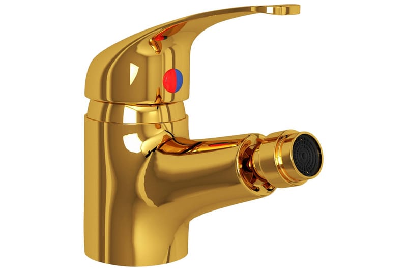 blandingsbatteri til bidet 13x12 cm gylden - Guld - Hus & renovering - Køkken & bad - Badeværelse - Blandingsbatterier & vandhaner - Håndvaskarmatur