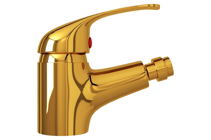 blandingsbatteri til bidet 13x12 cm gylden - Guld - Hus & renovering - Køkken & bad - Badeværelse - Blandingsbatterier & vandhaner - Håndvaskarmatur