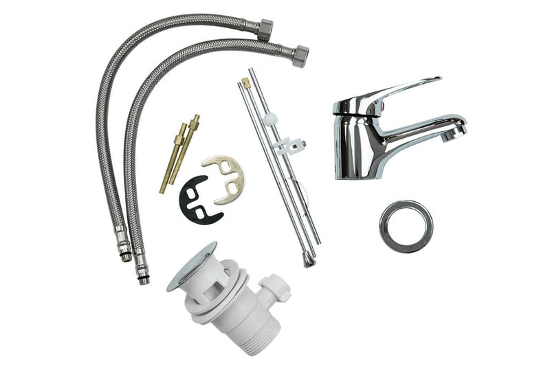 Economico blander - Grå - Hus & renovering - Køkken & bad - Badeværelse - Blandingsbatterier & vandhaner - Håndvaskarmatur