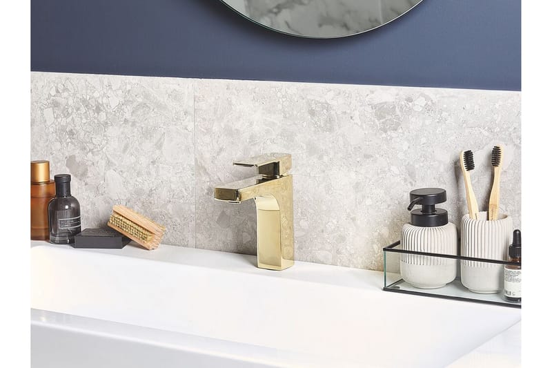 Irupu Håndvaskarmatur - Guld - Hus & renovering - Køkken & bad - Badeværelse - Blandingsbatterier & vandhaner - Håndvaskarmatur