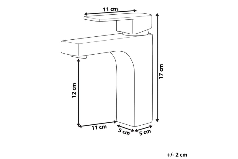 Irupu Håndvaskarmatur - Guld - Hus & renovering - Køkken & bad - Badeværelse - Blandingsbatterier & vandhaner - Håndvaskarmatur