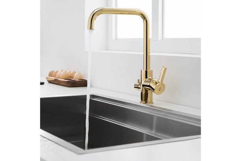 Köksblandare Bathlife Guld - Hus & renovering - Køkken & bad - Badeværelse - Håndklædetørrer - Håndklædetørrer el